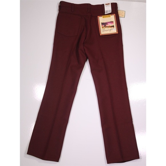 Wrangler Men's dress pants - maroon - Picture 5 of 8